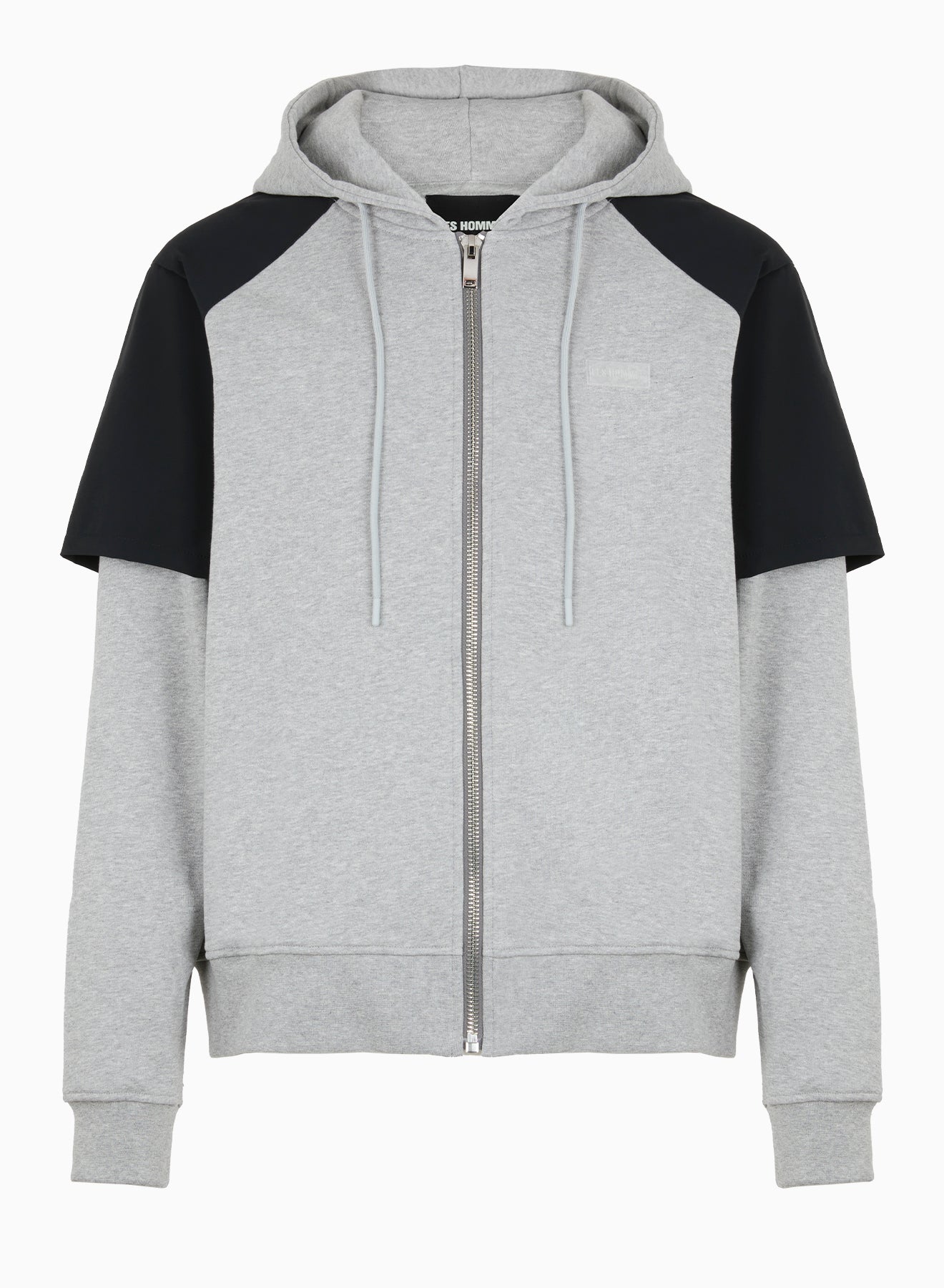 FULL ZIP DOUBLE LAYER HOODIE