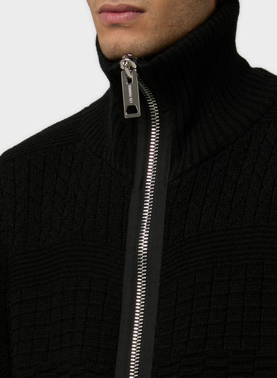 FULL ZIP KNIT