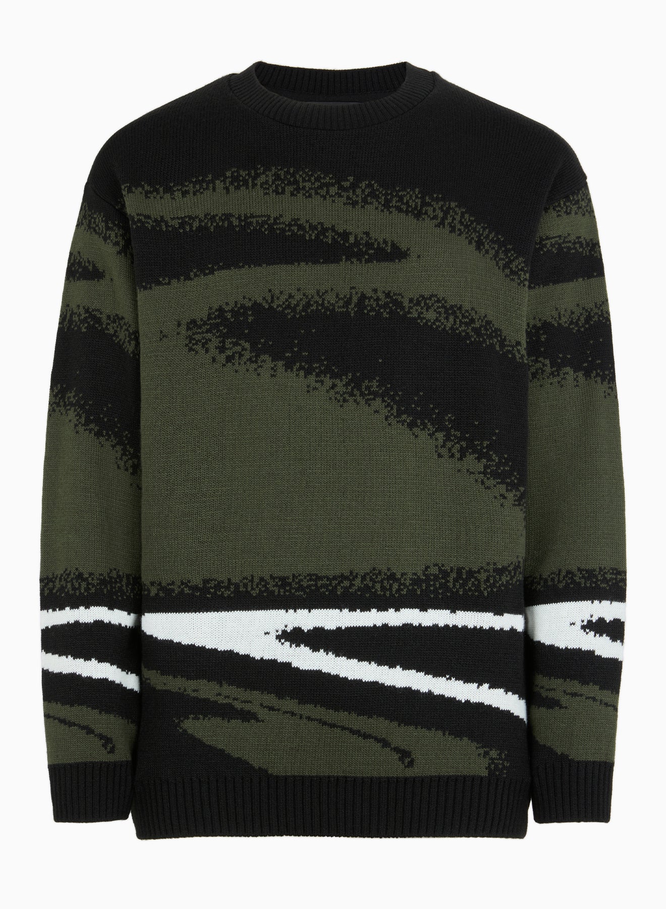 KNITWEAR JACQUARD FLUID DETAILS