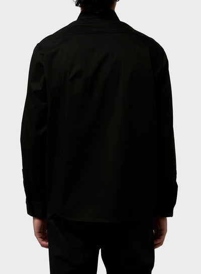 DOUBLE COLLAR IRREGULAR FRONT POCKET