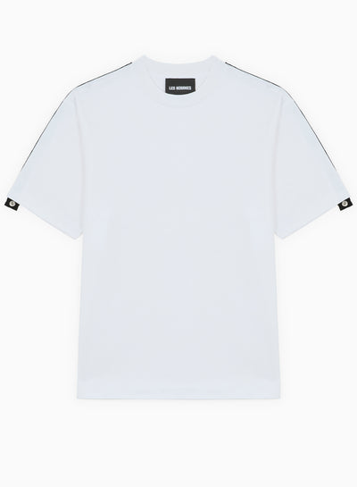 ROUND NECK GROSGRAIN ON SLEEVES T-SHIRT