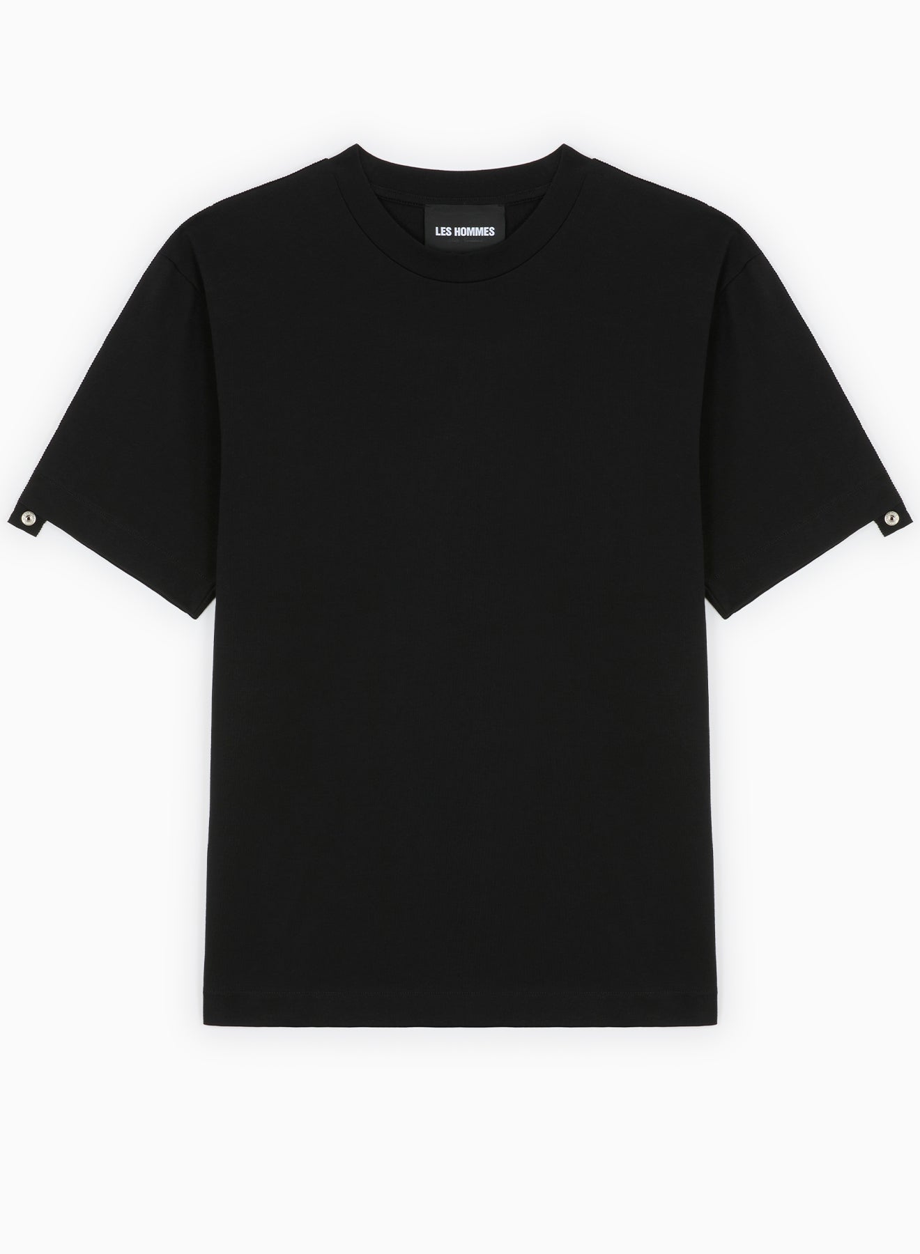 ROUND NECK GROSGRAIN ON SLEEVES T-SHIRT