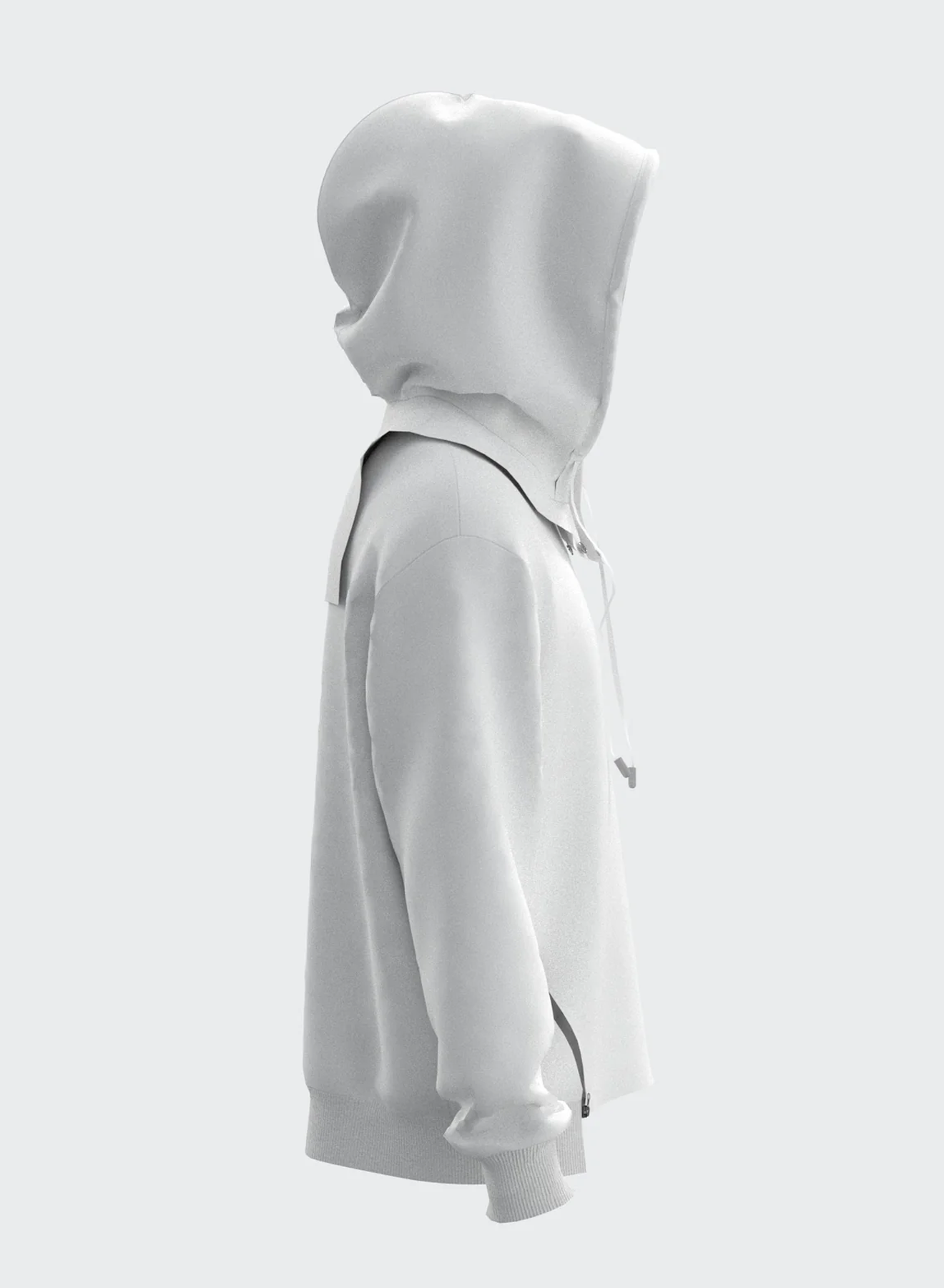 SIDE ZIP HOODIE