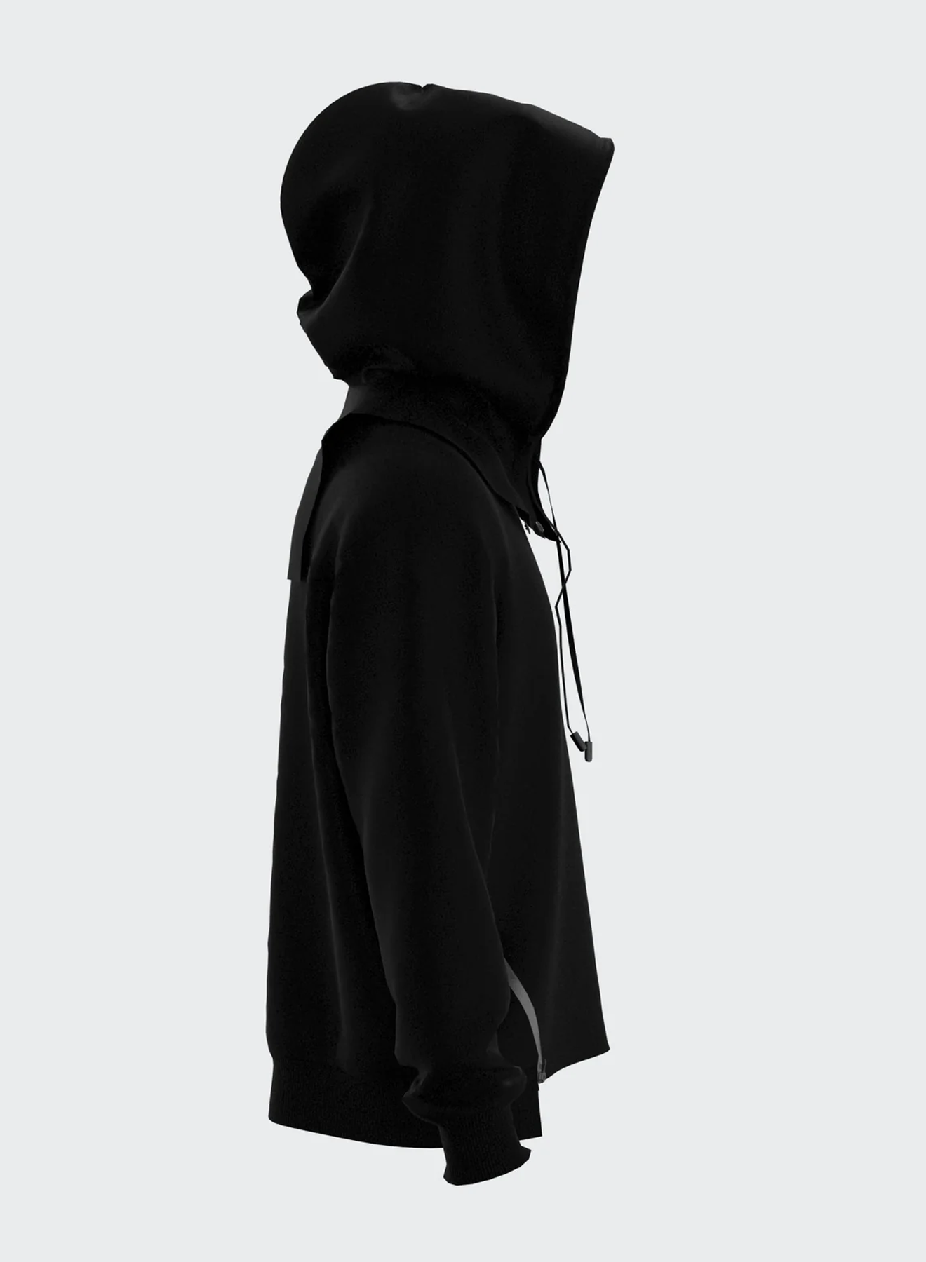 SIDE ZIP HOODIE