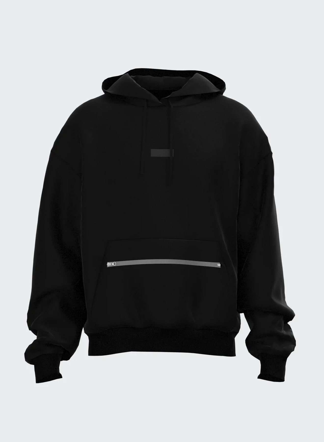 CROPPED HOODIE ZIP POCKET