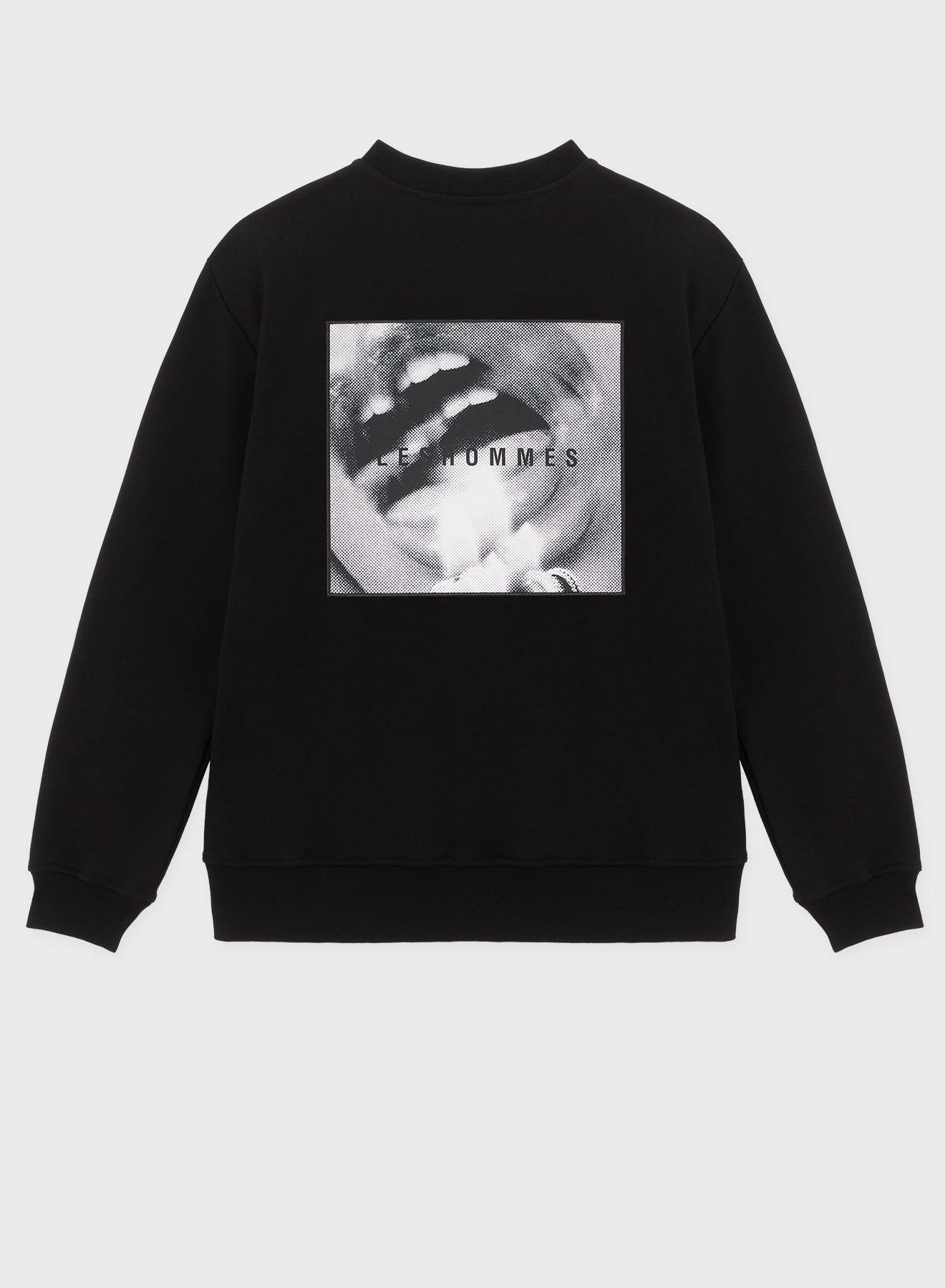 LH SILK PRINT CREWNECK