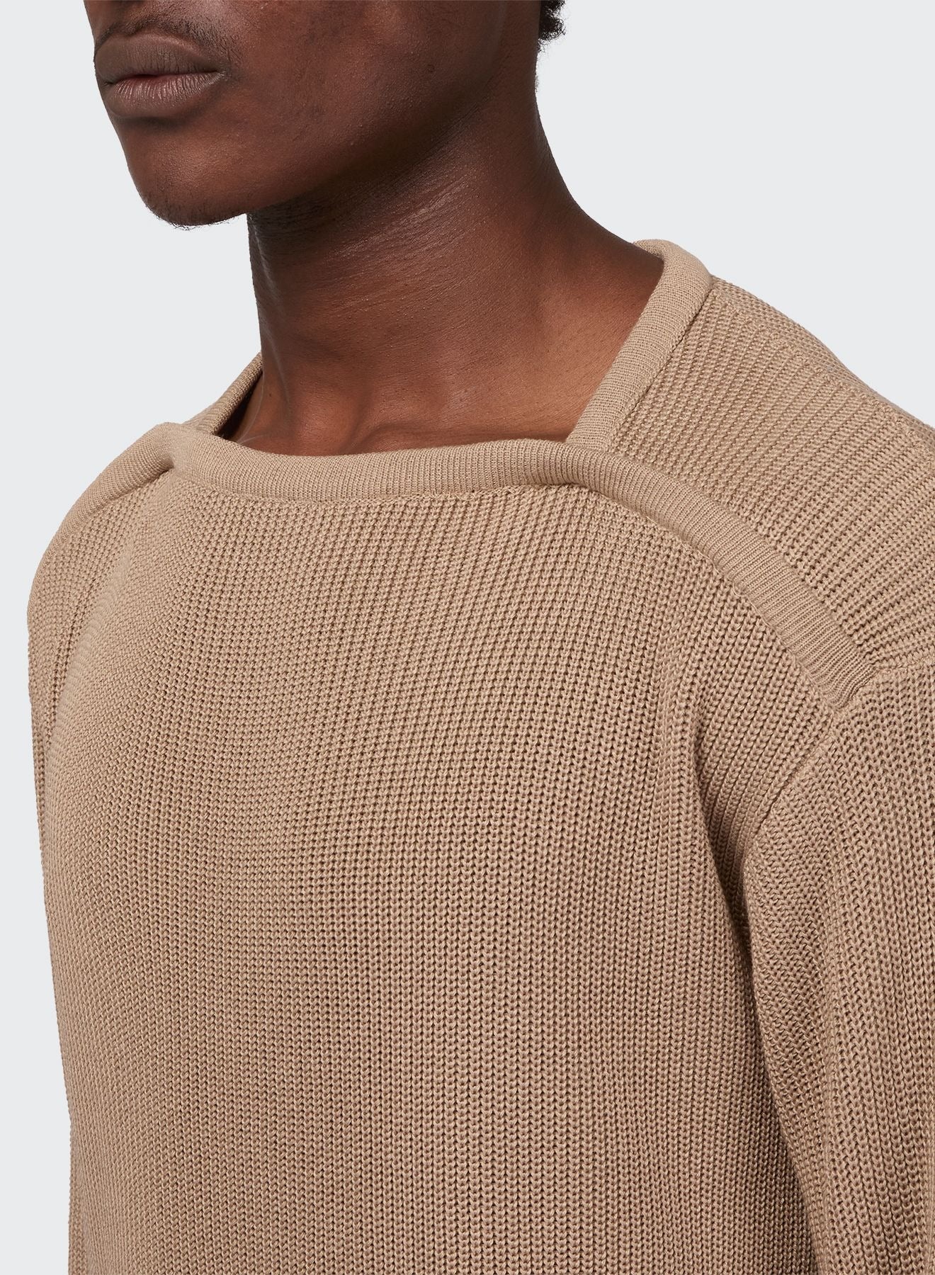 RIBBED PULLOVER