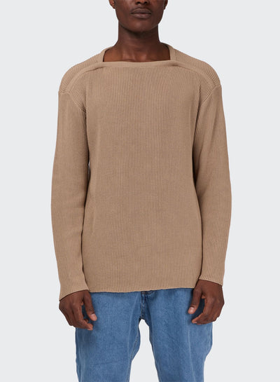 RIBBED PULLOVER