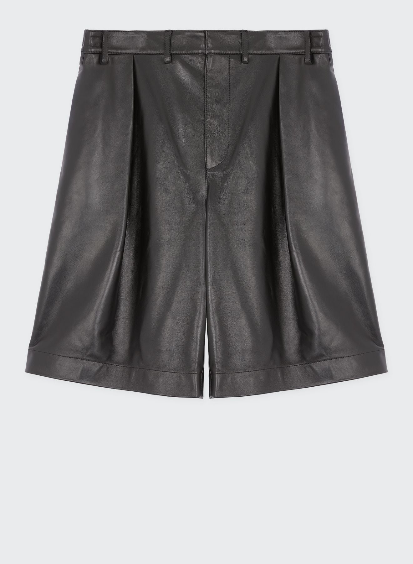 SKATER LEATHER SHORTS