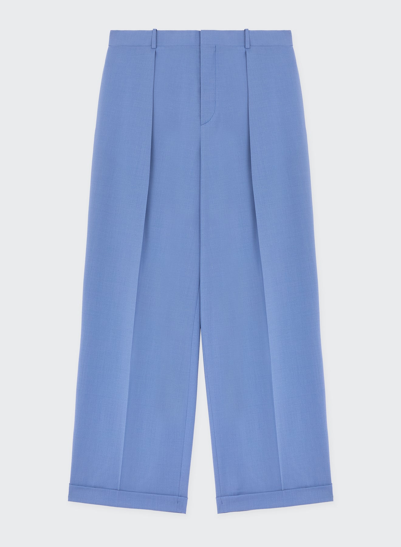 LIGHT WOOL SKATER TROUSERS