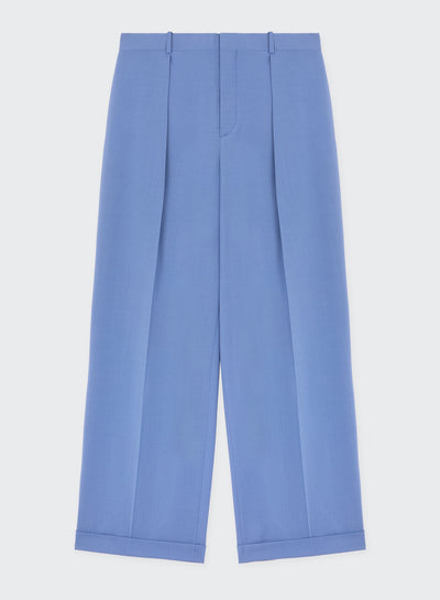 LIGHT WOOL SKATER TROUSERS