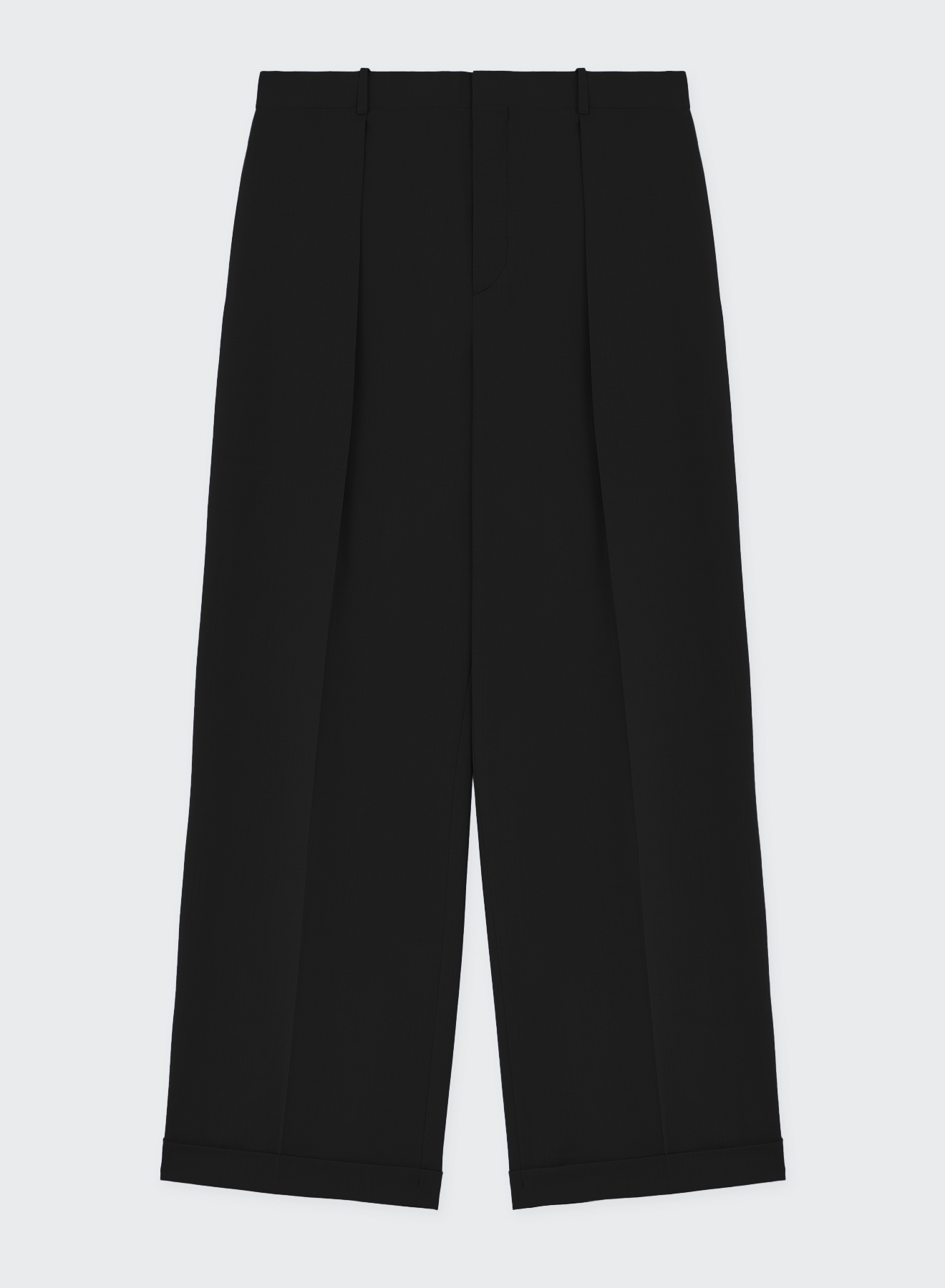 LIGHT WOOL SKATER TROUSERS