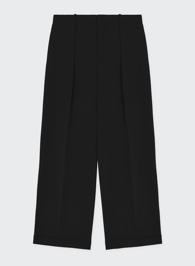 LIGHT WOOL SKATER TROUSERS