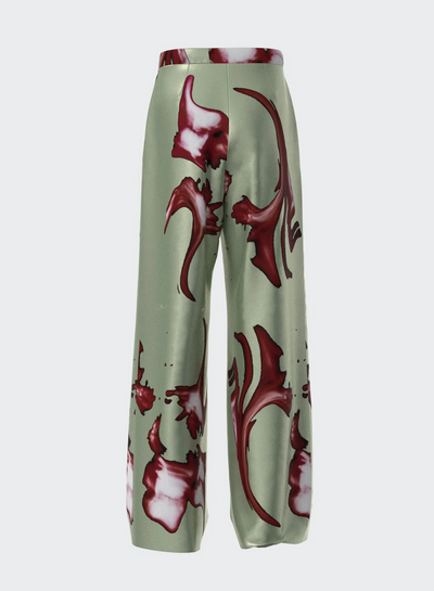 LONG PANTS CAMOU FACE SILK