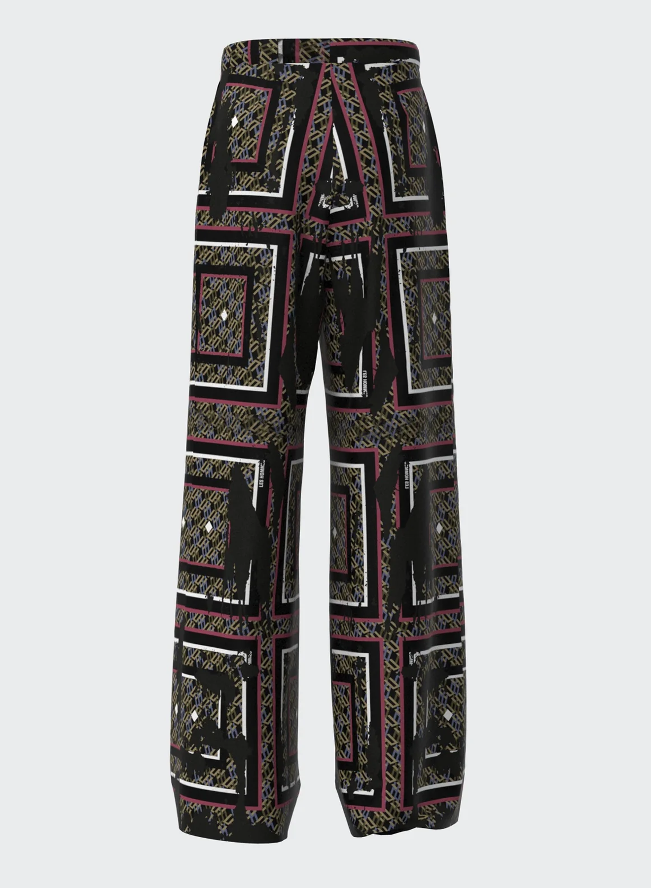 LONG PANTS LH MONOGRAM SILK