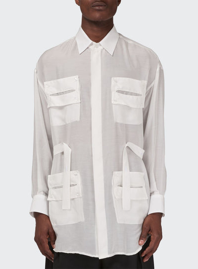 MUSLIN UTILITY SHIRT