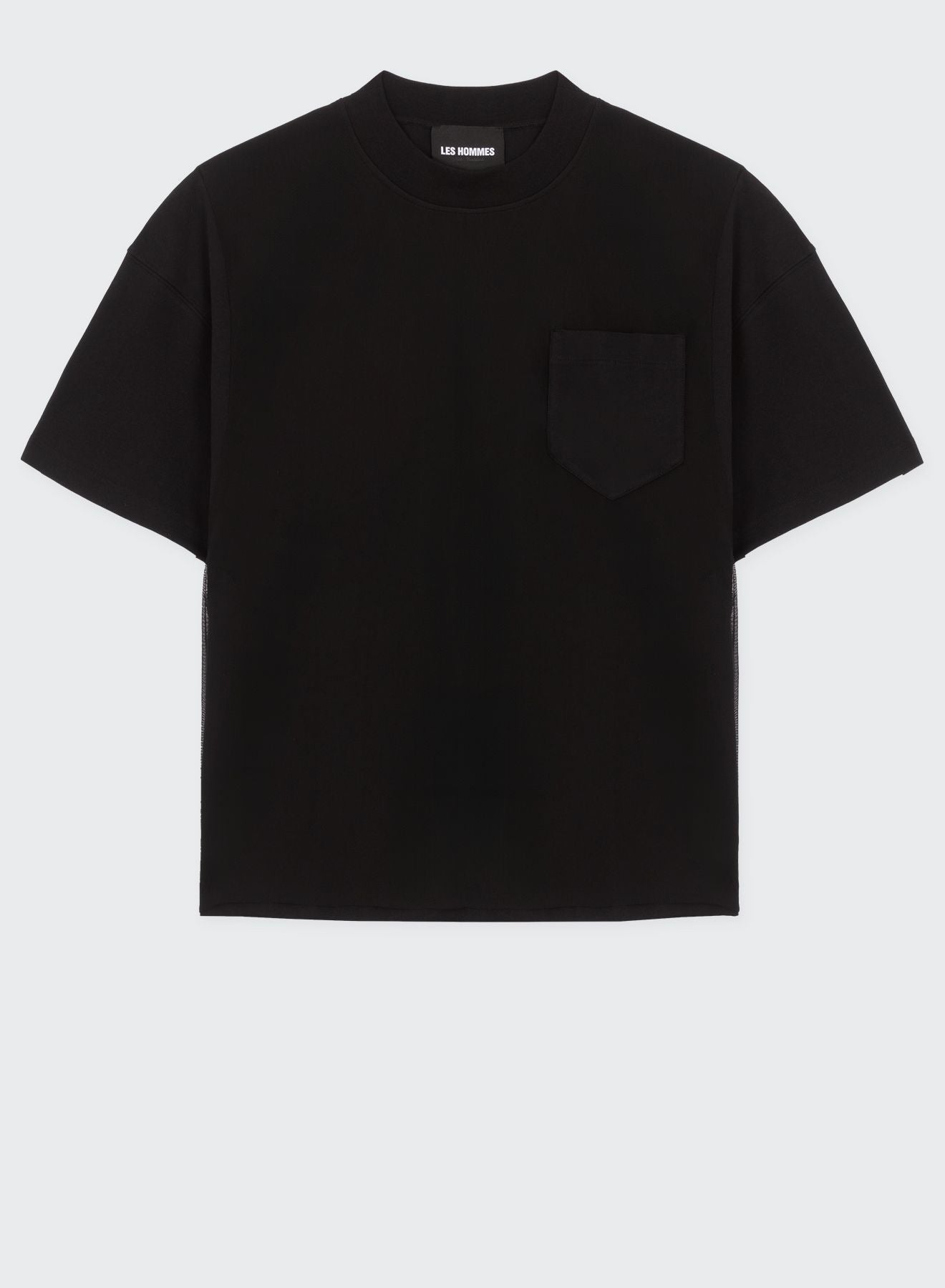 JERSEY AND MESH POCKET T-SHIRT