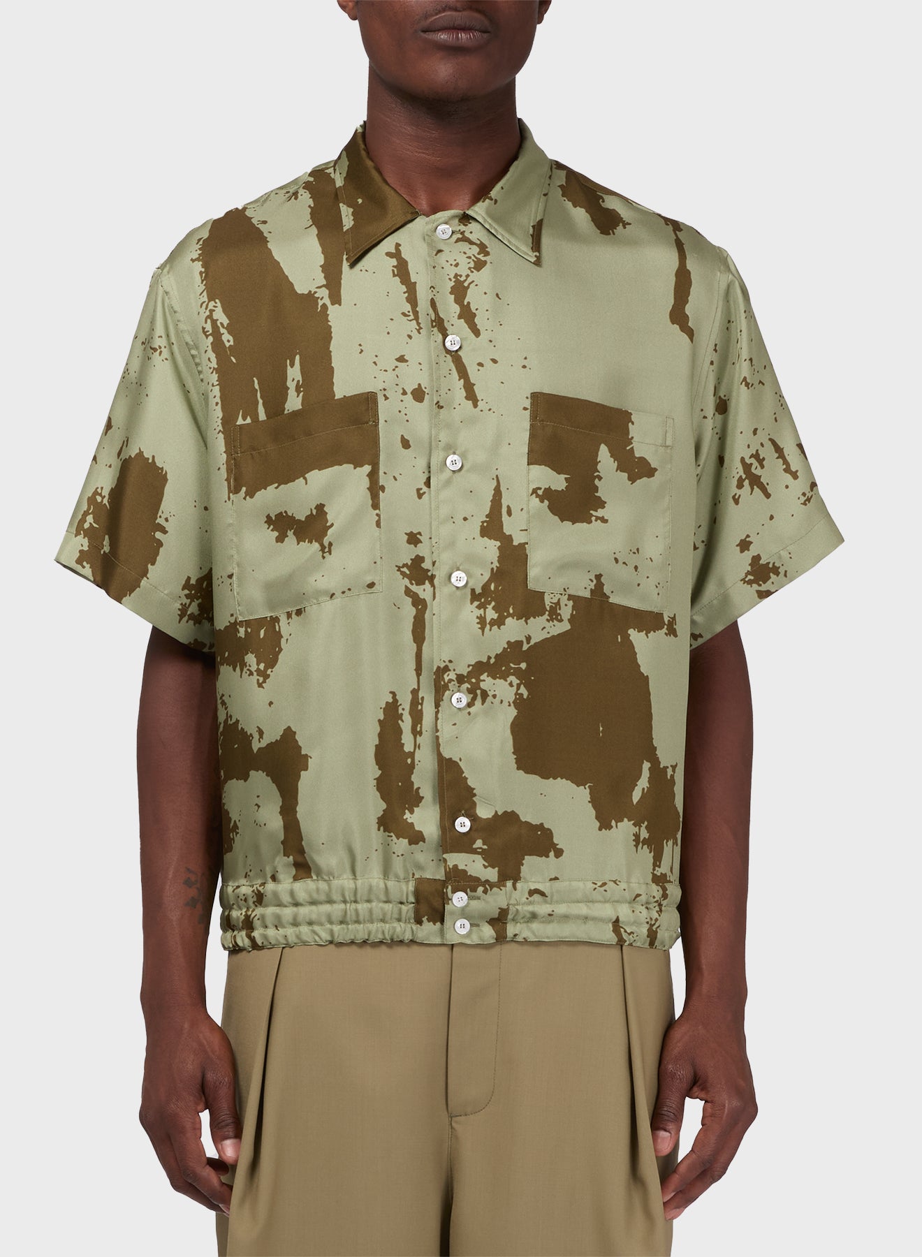 BOWLING CAMO CLASSIC SILK SHIRT