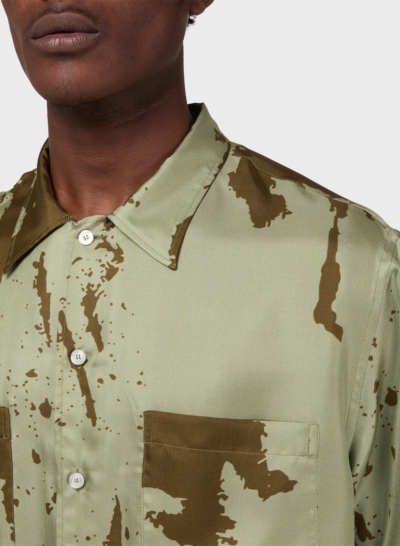 BOWLING CAMO CLASSIC SILK SHIRT