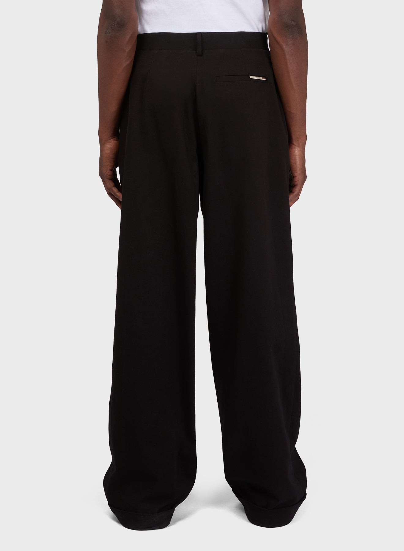 COTTON GABARDINE SKATER TROUSER