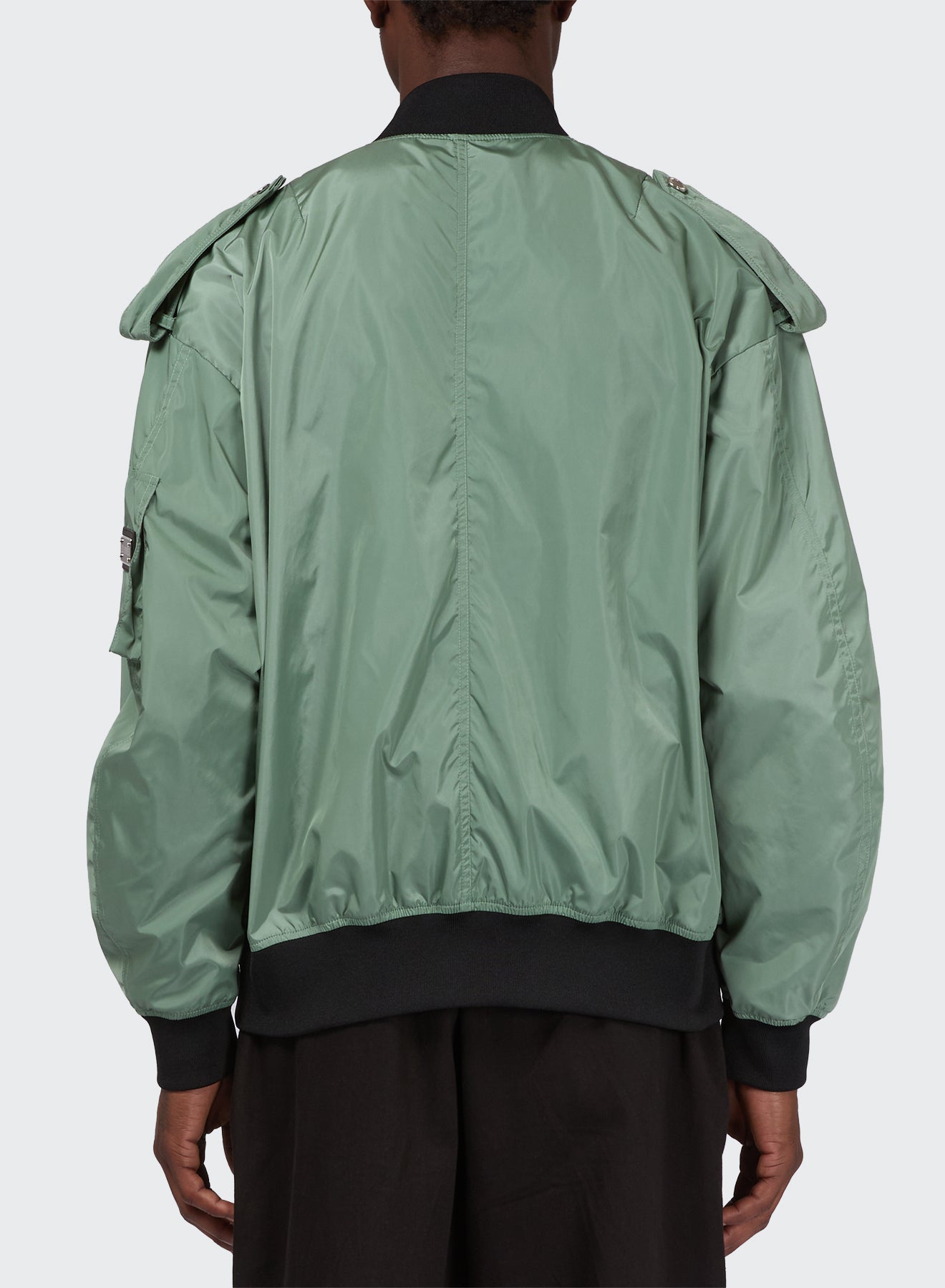 BOMBER WITH DOUBLE FRONT ZIPS AND SIDE POCKETS