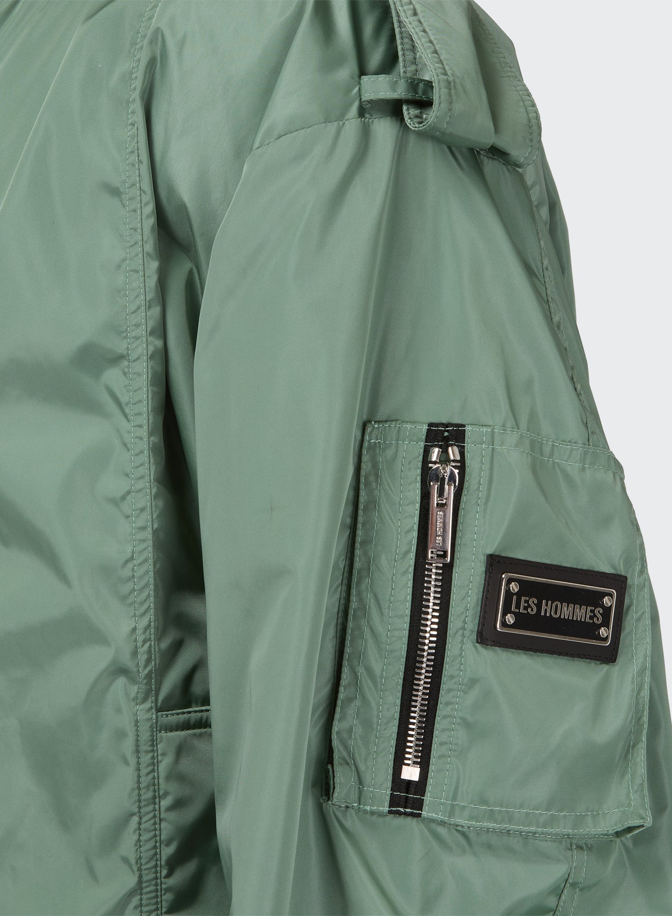 BOMBER WITH DOUBLE FRONT ZIPS AND SIDE POCKETS